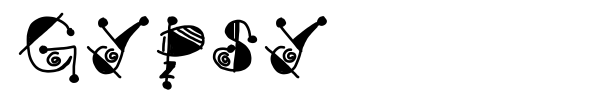 Gypsy font preview